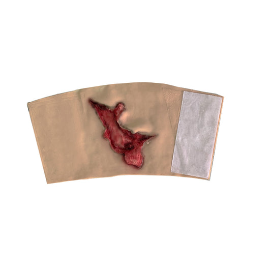 Large Laceration Wound Wearable Moulage